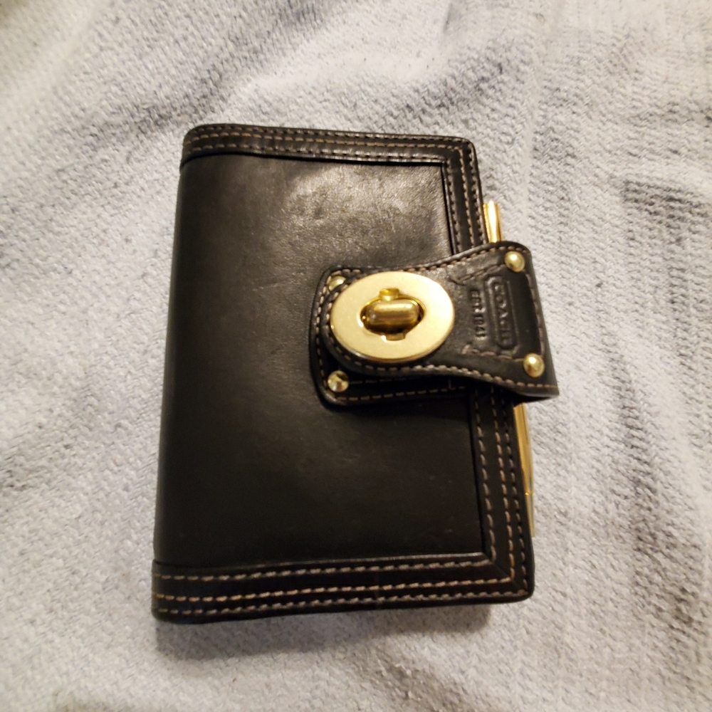 Vintage and rare Coach pocket agenda